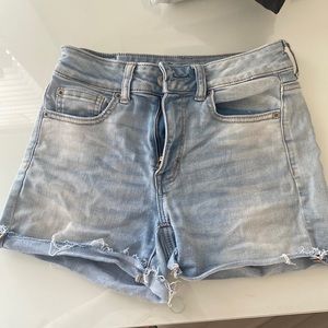 American eagle high rise shortie shorts